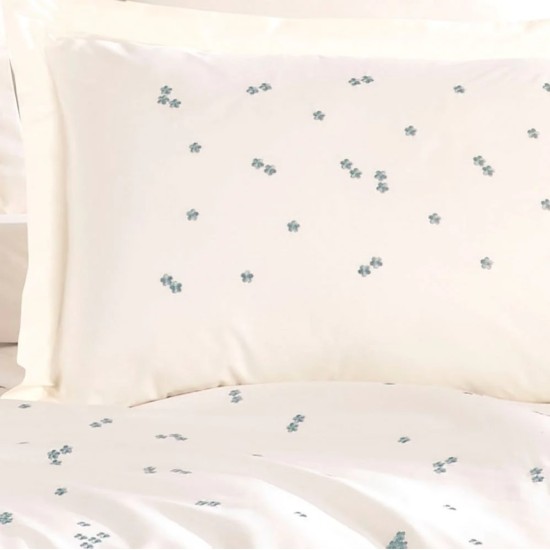 Çift Kişilik Poplin Premium Nakışlı Nev Spring Krem Çift Kişilik Poplin Premium Nakışlı Nev Spring Krem