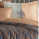 Çift Kişilik Saten Nev Lotus Bronz Çift Kişilik Saten Nev Lotus Bronz