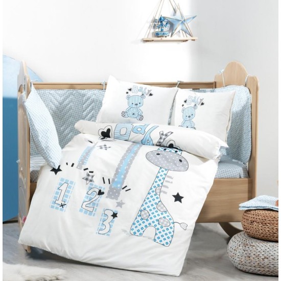 Buddy Mavi Poplin Bebek Nev Takımı Buddy Mavi Poplin Bebek Nev Takımı