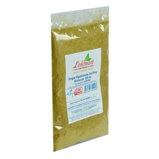 Poy Baharatı Öğütülmüş Saf Doğal 100 Gr Paket Poy Baharatı Öğütülmüş Saf Doğal 100 Gr Paket