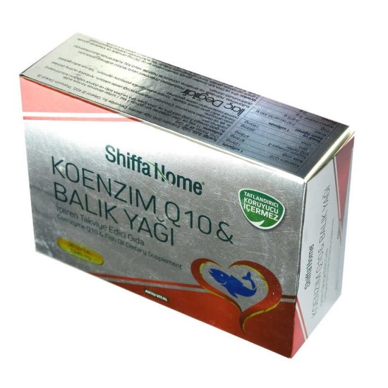 Shiffa Home Koenzim Q10 & Balık Yağı Yumuşak Jel 1340 Mg x 30 Kapsül Shiffa Home Koenzim Q10 & Balık Yağı Yumuşak Jel 1340 Mg x 30 Kapsül