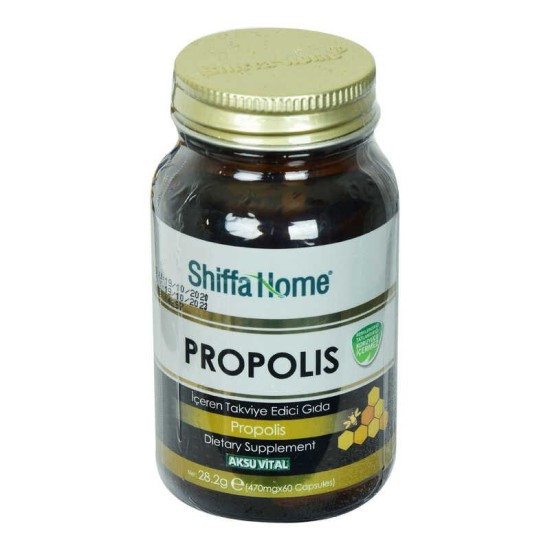 Shiffa Home Propolis Diyet Takviyesi 470 Mg x 60 Kapsül Shiffa Home Propolis Diyet Takviyesi 470 Mg x 60 Kapsül