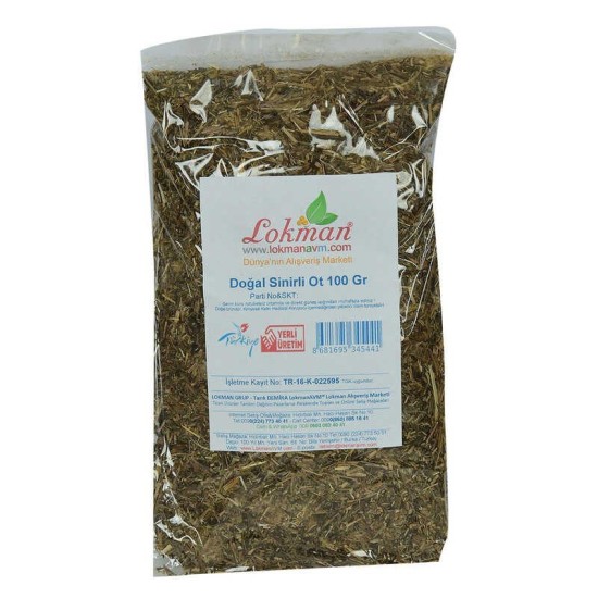 Sinirli Yaprak Otu Sinirli Ot Doğal 100 Gr Paket Sinirli Yaprak Otu Sinirli Ot Doğal 100 Gr Paket