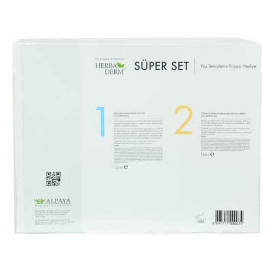Süper Set Renk Açıcı Kremi 55 ML+Göz Altı Kremi 15 ML + Hediye Yüz Temizleme Fırçası Süper Set Renk Açıcı Kremi 55 ML+Göz Altı Kremi 15 ML + Hediye Yüz Temizleme Fırçası