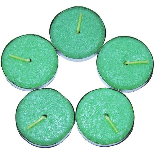Tea Lights Yeşil Mum 5 li 1 Paket Tea Lights Yeşil Mum 5 li 1 Paket