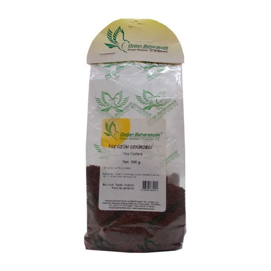 Üzüm Çekirdeği Öğütülmüş Doğal 100 Gr Paket Üzüm Çekirdeği Öğütülmüş Doğal 100 Gr Paket