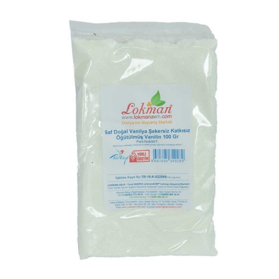 Vanilya Öğütülmüş Saf Doğal Şekersiz Katkısız Vanilin 100 Gr Paket Vanilya Öğütülmüş Saf Doğal Şekersiz Katkısız Vanilin 100 Gr Paket