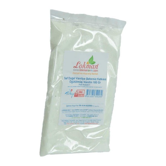 Vanilya Öğütülmüş Saf Doğal Şekersiz Katkısız Vanilin 100 Gr Paket Vanilya Öğütülmüş Saf Doğal Şekersiz Katkısız Vanilin 100 Gr Paket