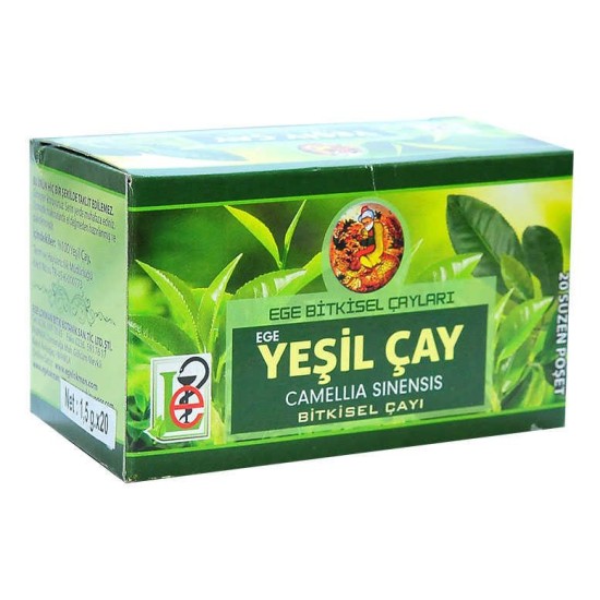 Yeşil Çay Çayı 20 Süzen Poşet Yeşil Çay Çayı 20 Süzen Poşet
