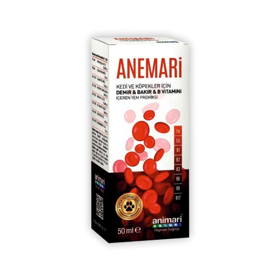 Anemari Demir Bakır B vitamini damlası 50 ml Anemari Demir Bakır B vitamini damlası 50 ml