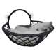Vantuzlu Oval Kedi Hamağı Kedi Yatağı 17*46 cm Siyah Vantuzlu Oval Kedi Hamağı Kedi Yatağı 17*46 cm Siyah