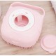Şampuan Hazneli Kedi Köpek Silikon Duş Fırçası 11 cm Pembe Şampuan Hazneli Kedi Köpek Silikon Duş Fırçası 11 cm Pembe