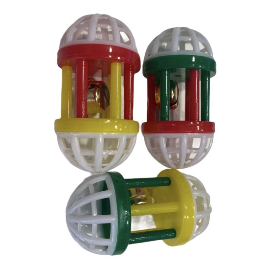 Çıngıraklı Elips Kedi Oyun Topu 8 cm 3 lü set Çıngıraklı Elips Kedi Oyun Topu 8 cm 3 lü set
