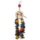 Doğal Ahşap Kuş Oyuncağı 35 cm Doğal Ahşap Kuş Oyuncağı 35 cm