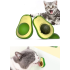 Avokado Şeklinde Catnipli Doğal Kedi Yalama Topu 6 Cm