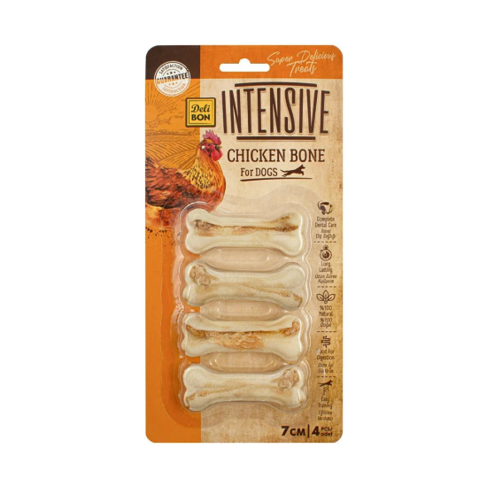 İntensive Tavuklu Kemik - 7Cm 4 lü Paket İntensive Tavuklu Kemik - 7Cm 4 lü Paket