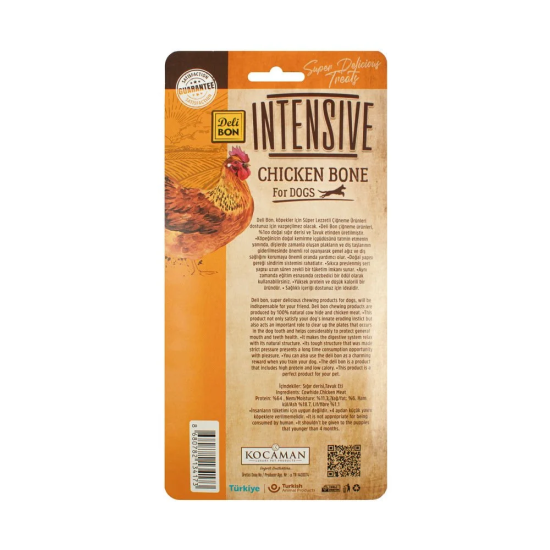 İntensive Tavuklu Kemik - 7Cm 4 lü Paket İntensive Tavuklu Kemik - 7Cm 4 lü Paket