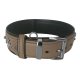 Deri Doğal Taşlı Köpek Boyun Tasması 28-33 cm X-Small Taba Deri Doğal Taşlı Köpek Boyun Tasması 28-33 cm X-Small Taba