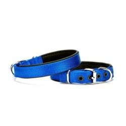 Softlu Köpek Boyun Tasması 1,5 cm x 35 cm Mavi