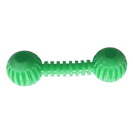 Sağlam Plastik Dental Dumbel Köpek Oyuncağı 12 x 3,5 cm Yeşil Sağlam Plastik Dental Dumbel Köpek Oyuncağı 12 x 3,5 cm Yeşil