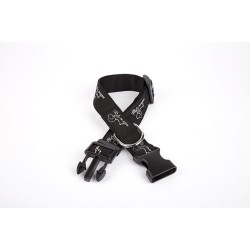 Köpek Desenli Dokuma Köpek Boyun Tasması 3 cm x 36-60 cm