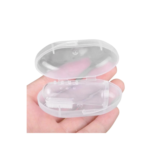Kedi ve Köpek Parmak Diş Fırçası 5.5 cm Şeffaf Kedi ve Köpek Parmak Diş Fırçası 5.5 cm Şeffaf