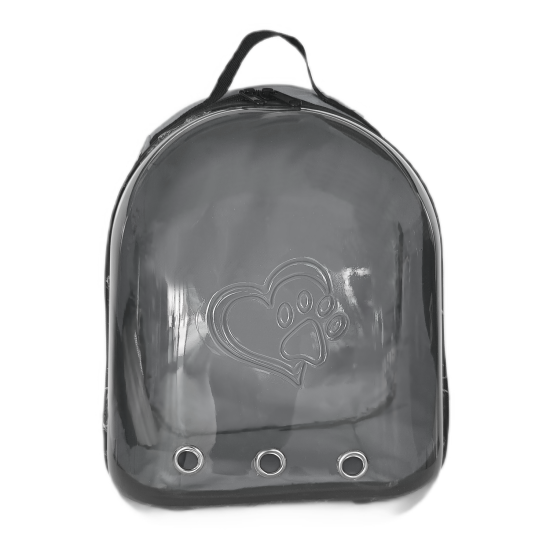 Kalpli Patili Astronot Şeffaf Taşıma Sırt Çantası Gri 24x32x42 cm Kalpli Patili Astronot Şeffaf Taşıma Sırt Çantası Gri 24x32x42 cm