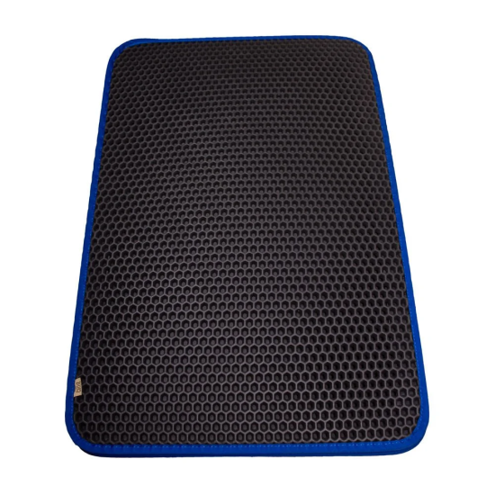 Kum Toplayıcı Fonksiyonel Kedi Paspası Altıgen 37-50 cm Mavi Kum Toplayıcı Fonksiyonel Kedi Paspası Altıgen 37-50 cm Mavi