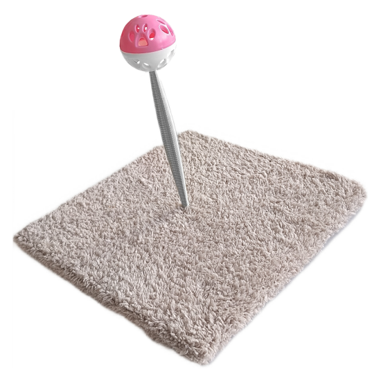 Yaylı Toplu Hacıyatmaz Kedi Aktivite Oyuncağı 16-20 cm Bej Yaylı Toplu Hacıyatmaz Kedi Aktivite Oyuncağı 16-20 cm Bej