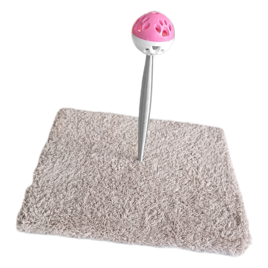 Yaylı Toplu Hacıyatmaz Kedi Aktivite Oyuncağı 16-20 cm Bej Yaylı Toplu Hacıyatmaz Kedi Aktivite Oyuncağı 16-20 cm Bej
