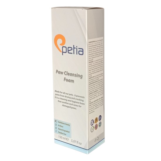 Petia Paw Cleansing Foam Doğal Kedi Köpek Pati Temizleme Köpüğü 150 ml Petia Paw Cleansing Foam Doğal Kedi Köpek Pati Temizleme Köpüğü 150 ml