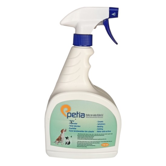 Petia Stain And Odor Remover Kedi Köpek Koku Ve Sprey 750 ml Petia Stain And Odor Remover Kedi Köpek Koku Ve Sprey 750 ml