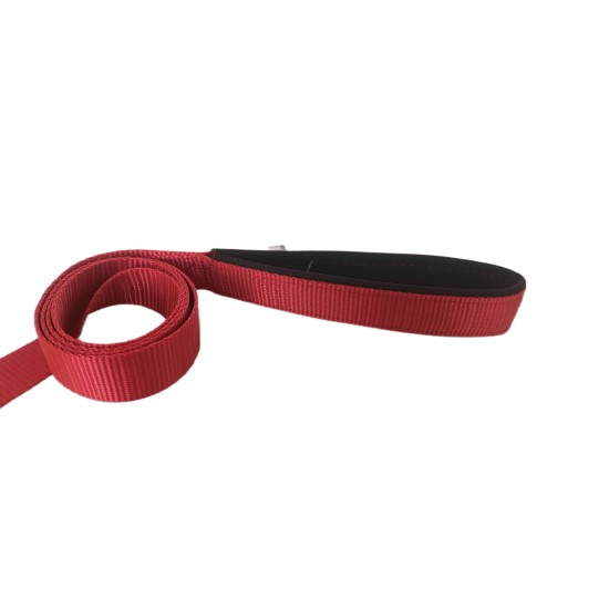 Köpek Gezdirme Kayışı 1,5 cm x 115 cm Kırmızı Köpek Gezdirme Kayışı 1,5 cm x 115 cm Kırmızı