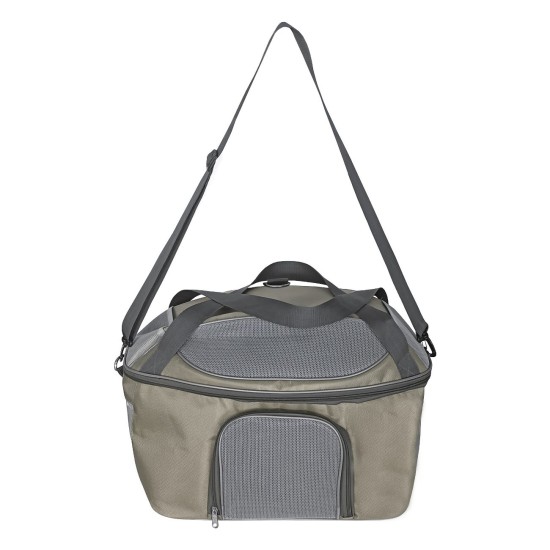 Fileli Kedi Köpek Taşıma Çantası 32-35-43 cm Large Taba Fileli Kedi Köpek Taşıma Çantası 32-35-43 cm Large Taba