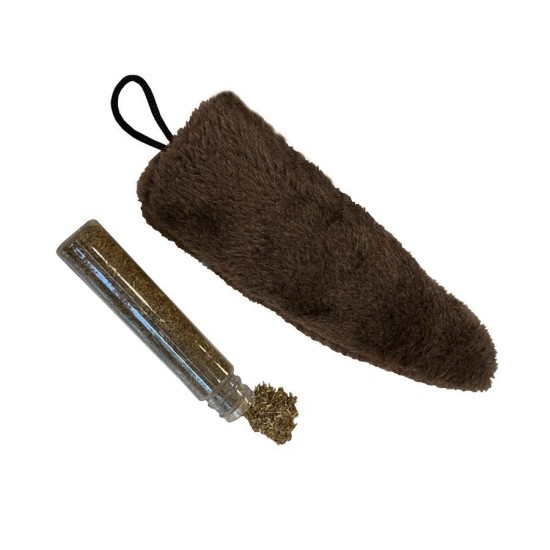 Kedi Oyuncağı Kedi Otlu Peluş Kuyruk 18-20 cm Kahverengi Kedi Oyuncağı Kedi Otlu Peluş Kuyruk 18-20 cm Kahverengi