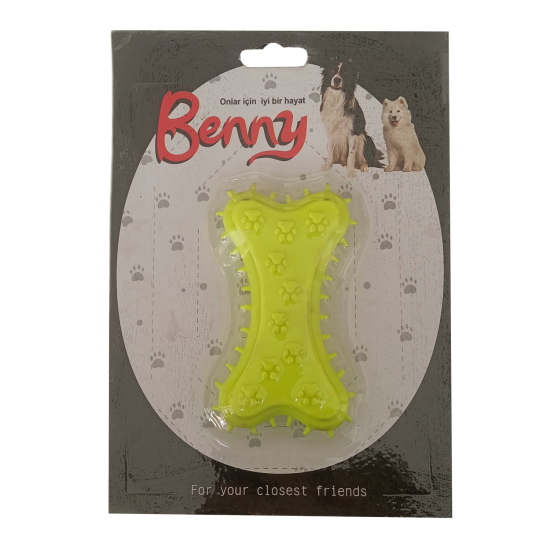 Benny Köpek Oyuncağı Kemik 5.5 x 10 cm Sarı Benny Köpek Oyuncağı Kemik 5.5 x 10 cm Sarı