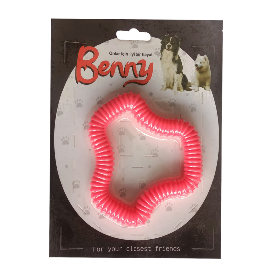 Benny Köpek Oyuncağı Sert 11 x 10 cm Kırmızı Benny Köpek Oyuncağı Sert 11 x 10 cm Kırmızı