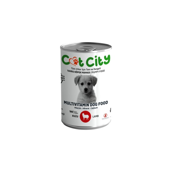 Az Tahıllı Kuzu Etli Yavru Köpek Konserve Yaş 400 gr Az Tahıllı Kuzu Etli Yavru Köpek Konserve Yaş 400 gr