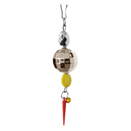 Çanlı Disko Toplu Kuş Oyuncağı 3 cm-14 cm Çanlı Disko Toplu Kuş Oyuncağı 3 cm-14 cm