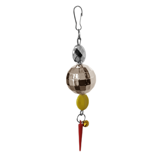 Çanlı Disko Toplu Kuş Oyuncağı 3 cm-14 cm Çanlı Disko Toplu Kuş Oyuncağı 3 cm-14 cm