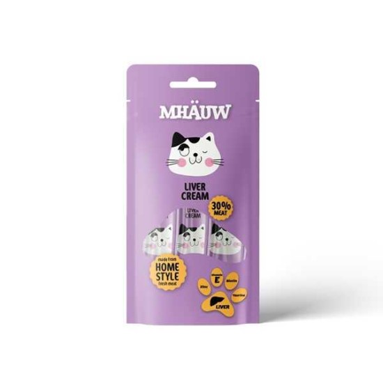 Mhauw Ciğerli Kedi Ödül sı 4x15 Gr Mhauw Ciğerli Kedi Ödül sı 4x15 Gr