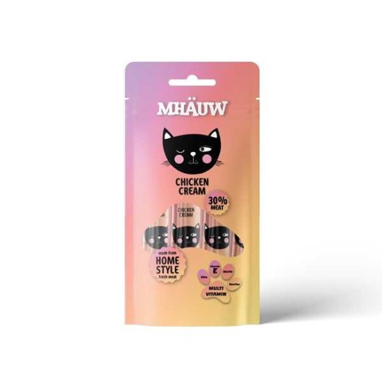 Mhauw Tavuklu Multi Vitaminli Kedi Ödül sı 4x15 Gr Mhauw Tavuklu Multi Vitaminli Kedi Ödül sı 4x15 Gr