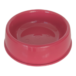 Kedi Köpek Plastik  Ve Su Kabı 20 cm - 200 ml Kırmızı