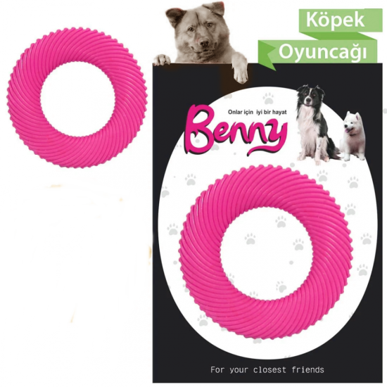 Benny Köpek Oyuncağı Yuvarlak 9,5 cm Pembe Benny Köpek Oyuncağı Yuvarlak 9,5 cm Pembe