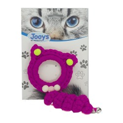 Zilli Kedi Örgü İpi 15 cm Pembe