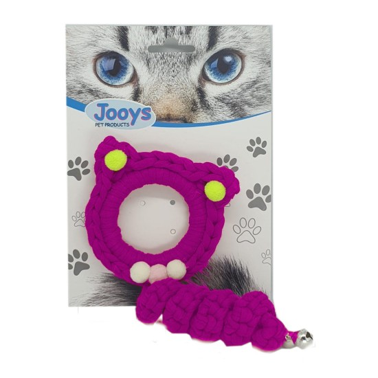 Zilli Kedi Örgü İpi 15 cm Pembe Zilli Kedi Örgü İpi 15 cm Pembe