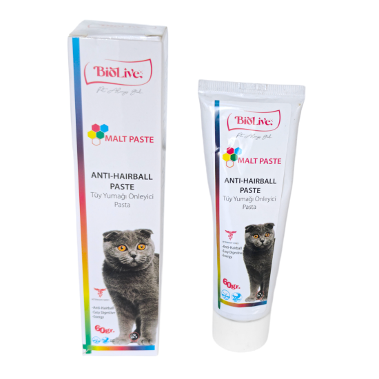 Biolive AntiHairBall Paste 60GR Biolive AntiHairBall Paste 60GR