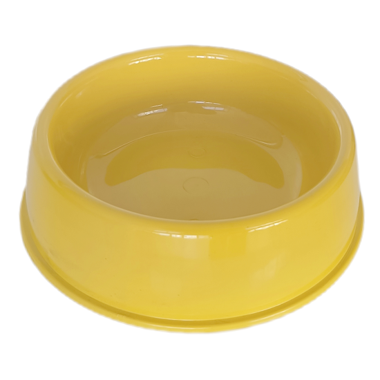 Kedi Köpek Plastik Ve Su Kabı 20 cm - 200 ml Sarı Kedi Köpek Plastik Ve Su Kabı 20 cm - 200 ml Sarı