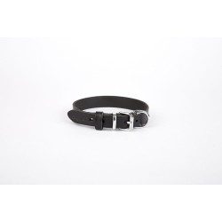 Deri El Yapımı Köpek Boyun Tasması 1,5x20-26 cm Siyah