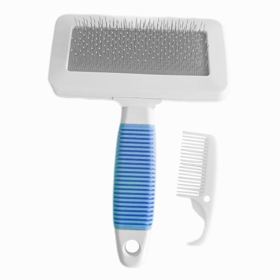 Temizleme Aparatlı Kedi Köpek Tarağı 7 cm-14 cm Small Mavi Temizleme Aparatlı Kedi Köpek Tarağı 7 cm-14 cm Small Mavi